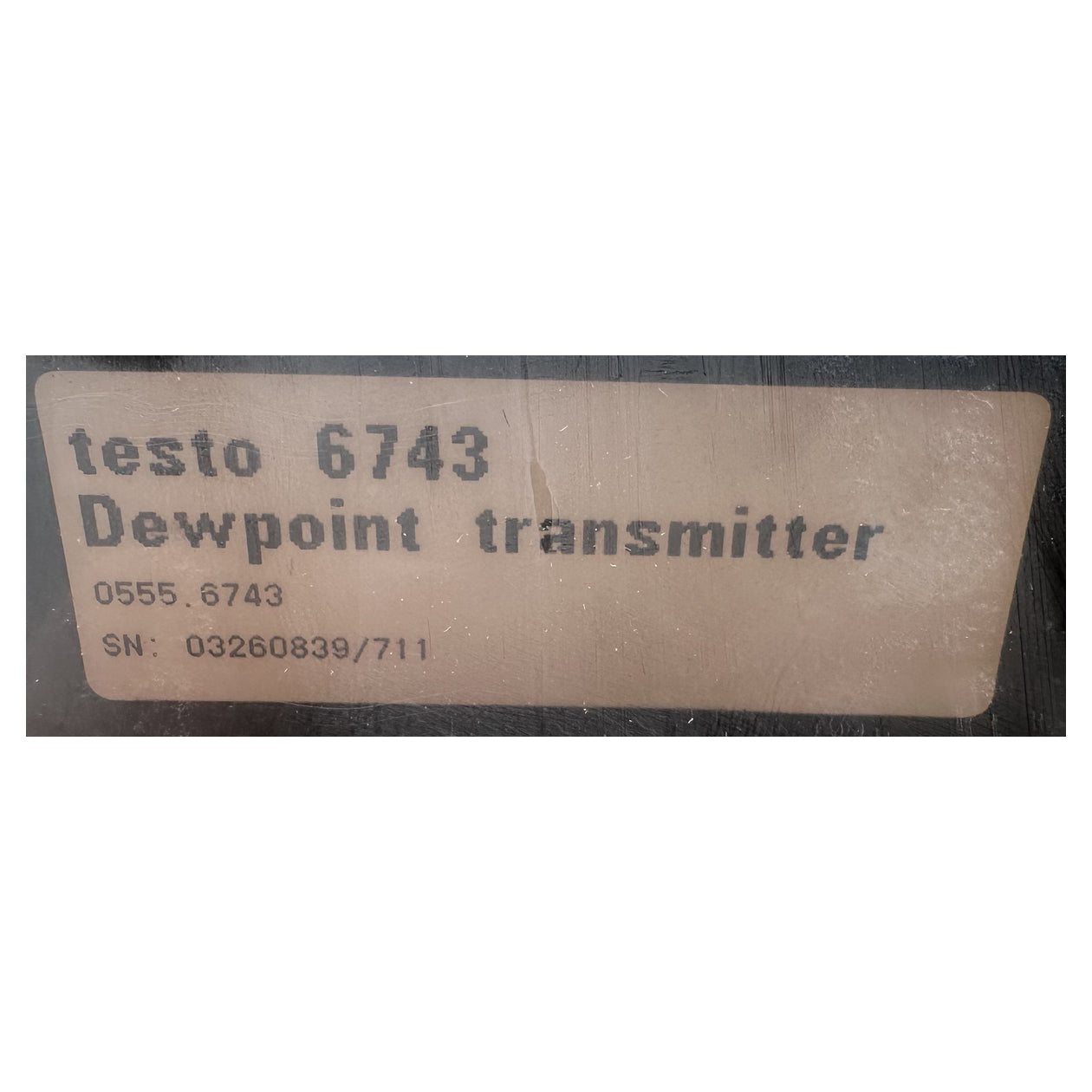 NJ551 dew point transmitter Testo 0555 6743 OVP_5