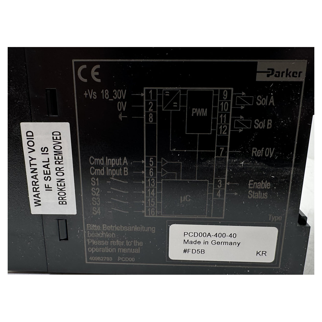 NJ557 power amplifier Parker PCD00A-400-30 OVP_4