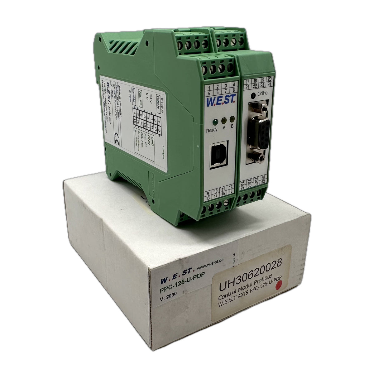 NJ563 positioning control module West PPC-125-U-PDP OVP