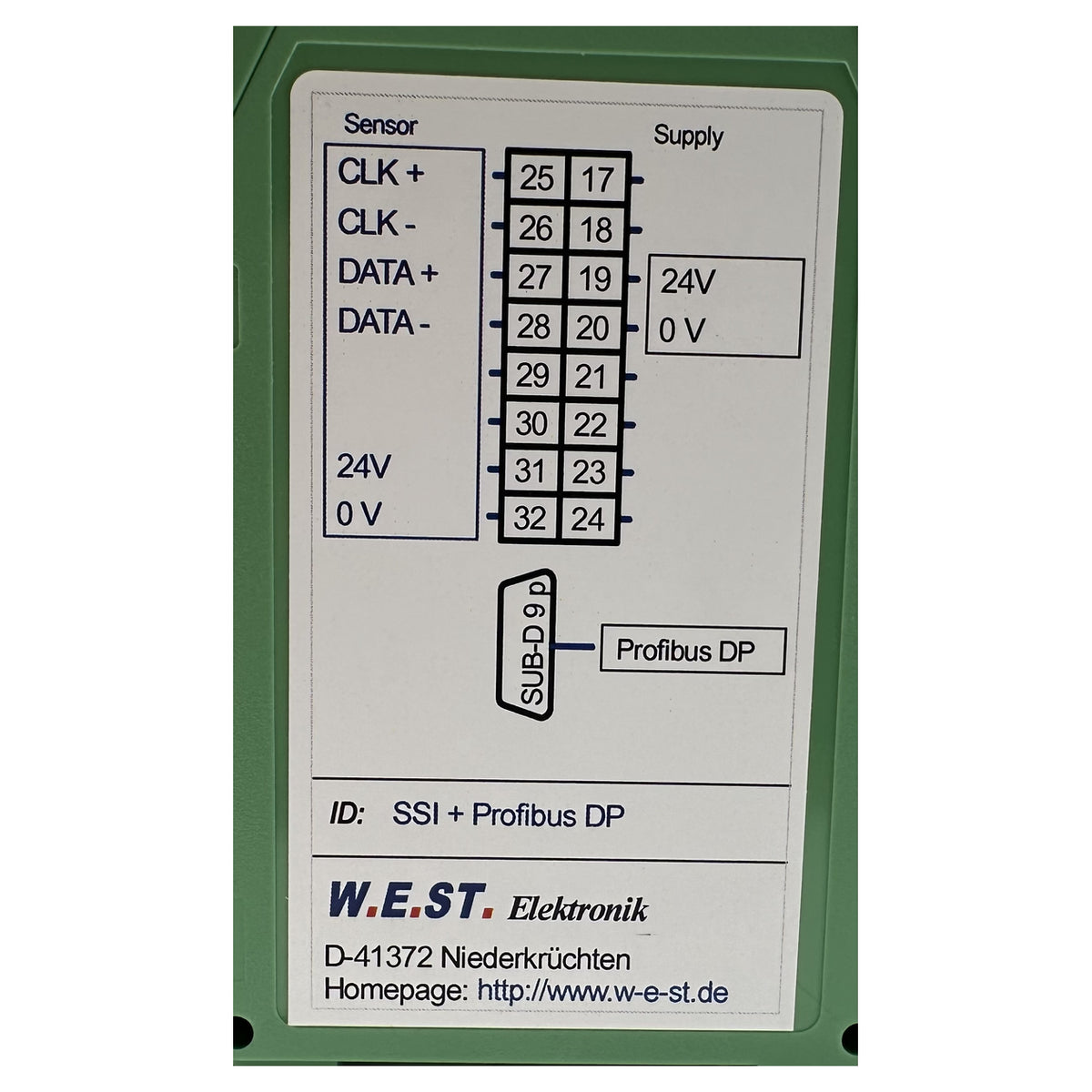 NJ563 positioning control module West PPC-125-U-PDP OVP_5