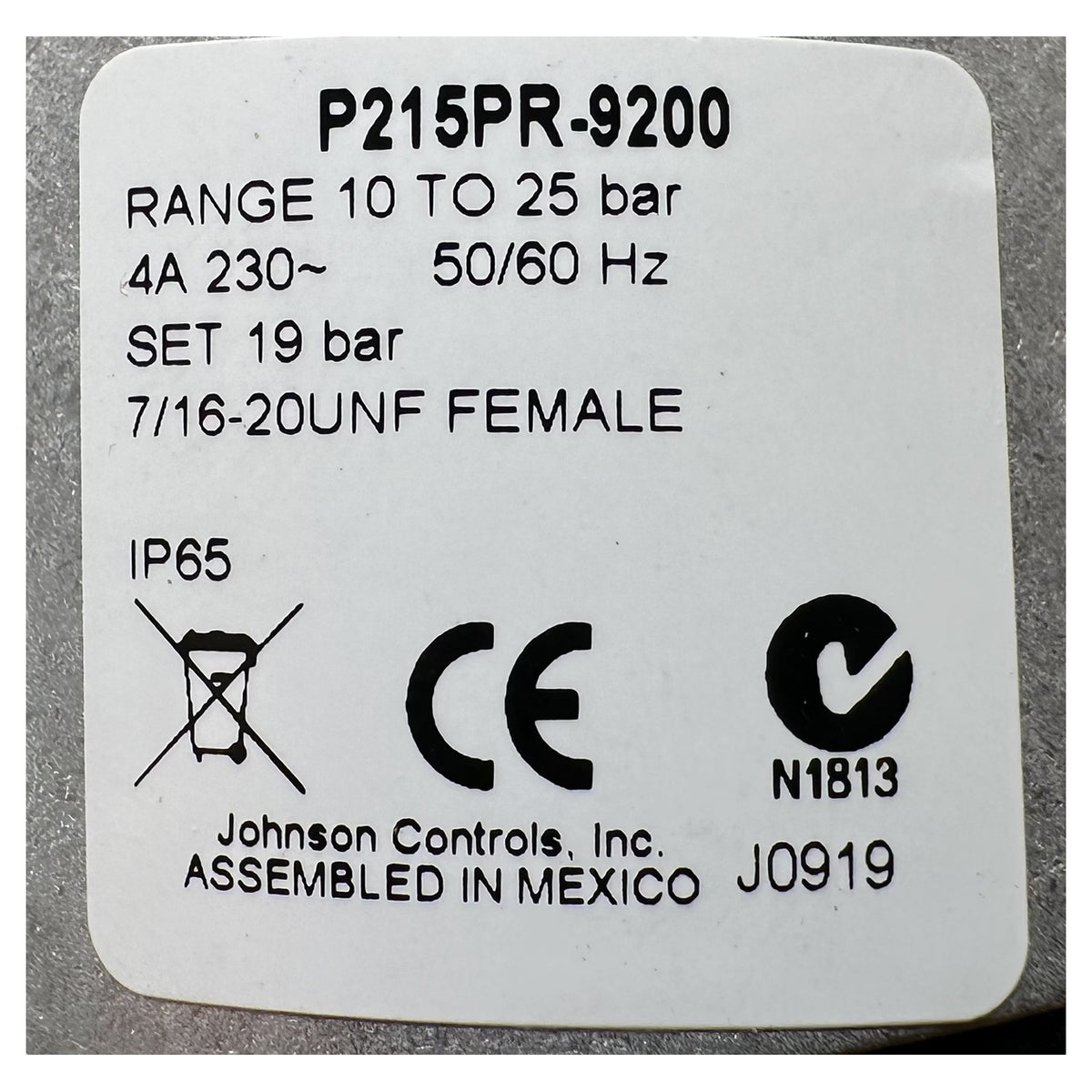 NJ571 speed controller Johnson Controls P215PR-9200 OVP_5