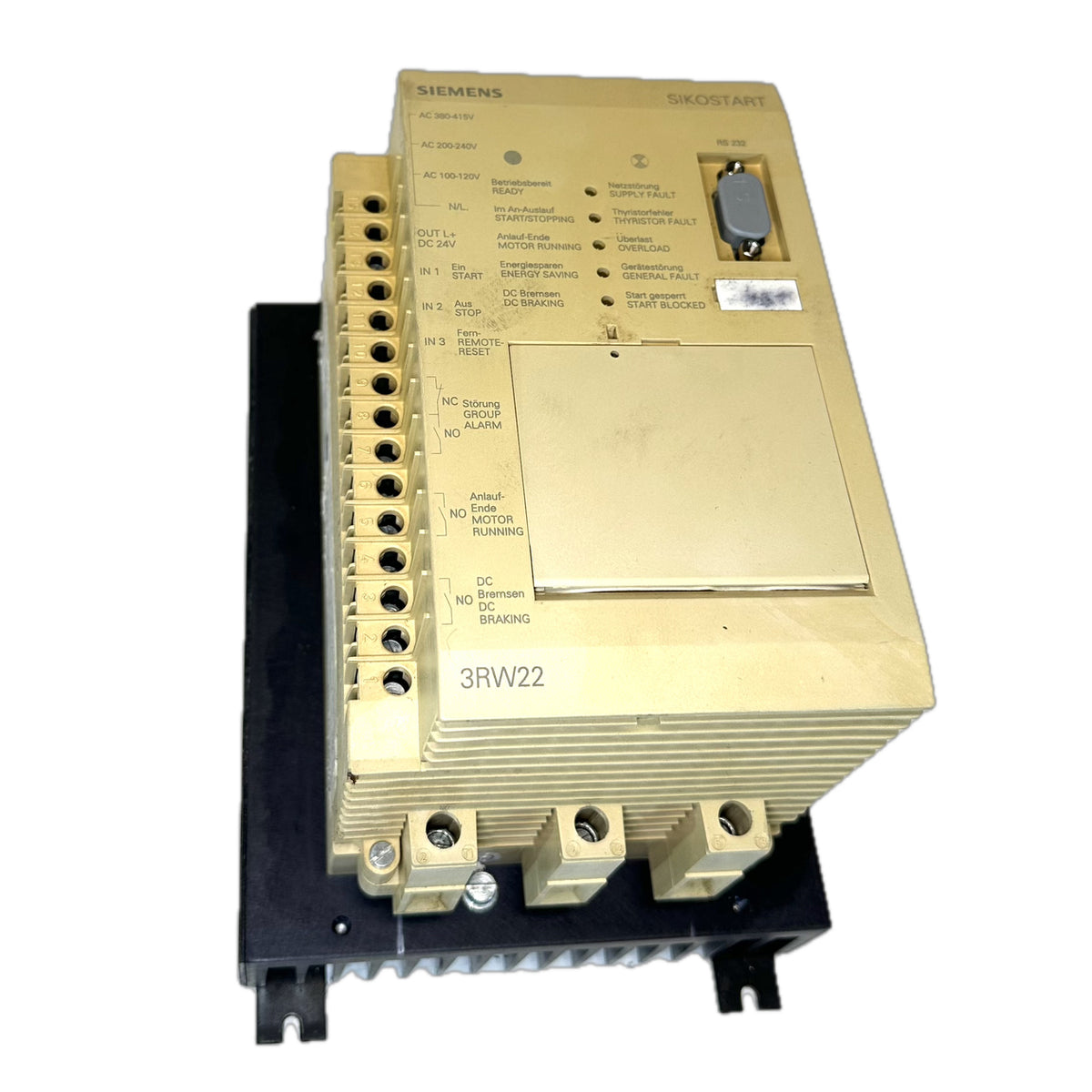 NJ621 Softstarter Sanftstarter Siemens 3RW2226-1AB15 15KW