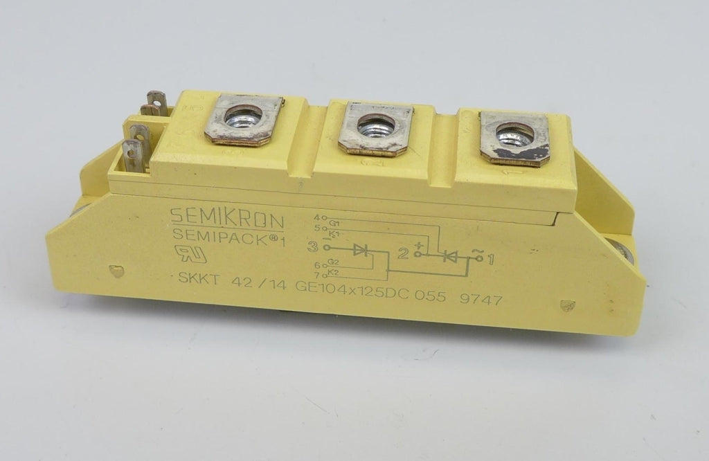 PP2196 IGBT Insulated gate bipolar transistor Semikron Semipack 1 SKKT42/14 GE104x125DC055