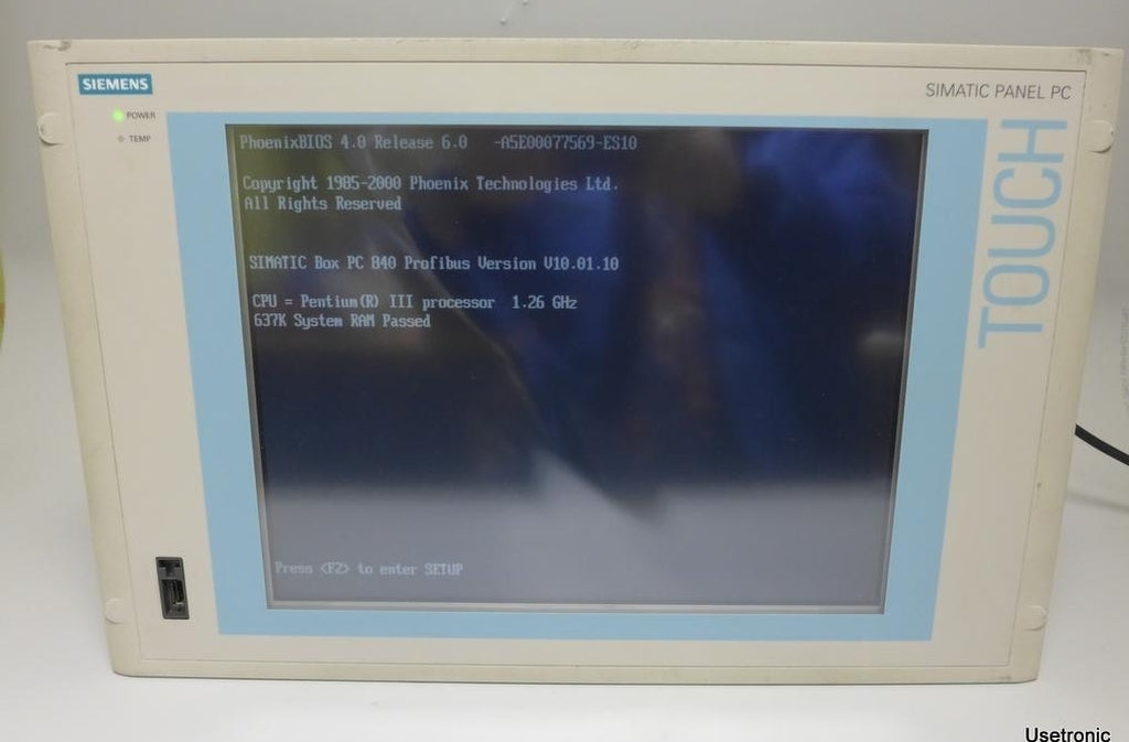 PP2222 Siemens PC 870 6AV7 764-0AA02-0AT0 Panel A5E00160017