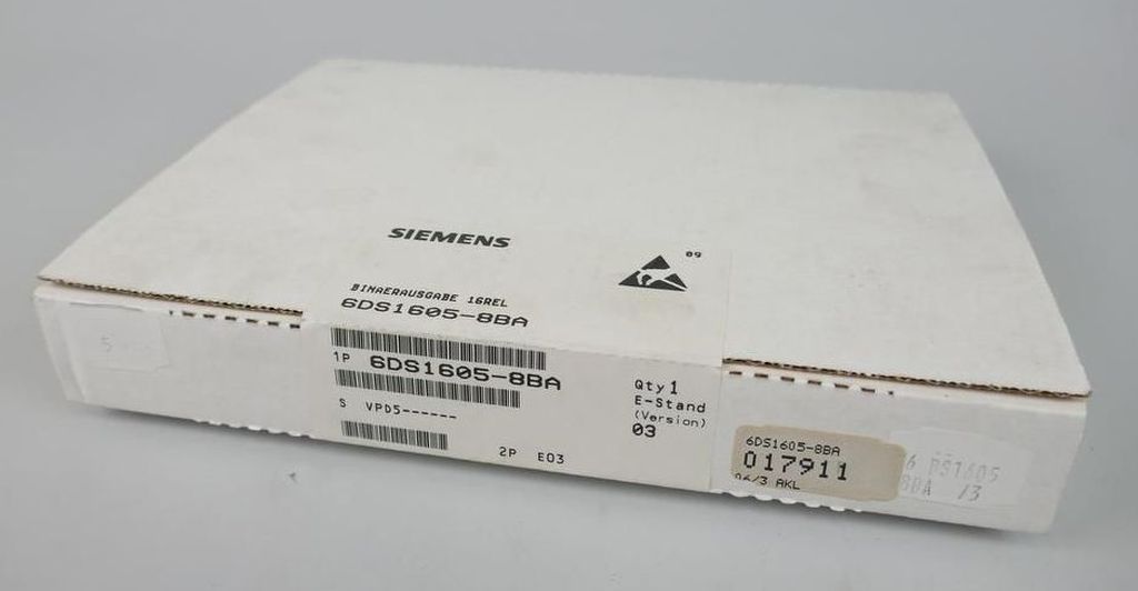 PP3565 Binärausgabe Siemens 6DS1605-8BA e3 versiegelt ovp