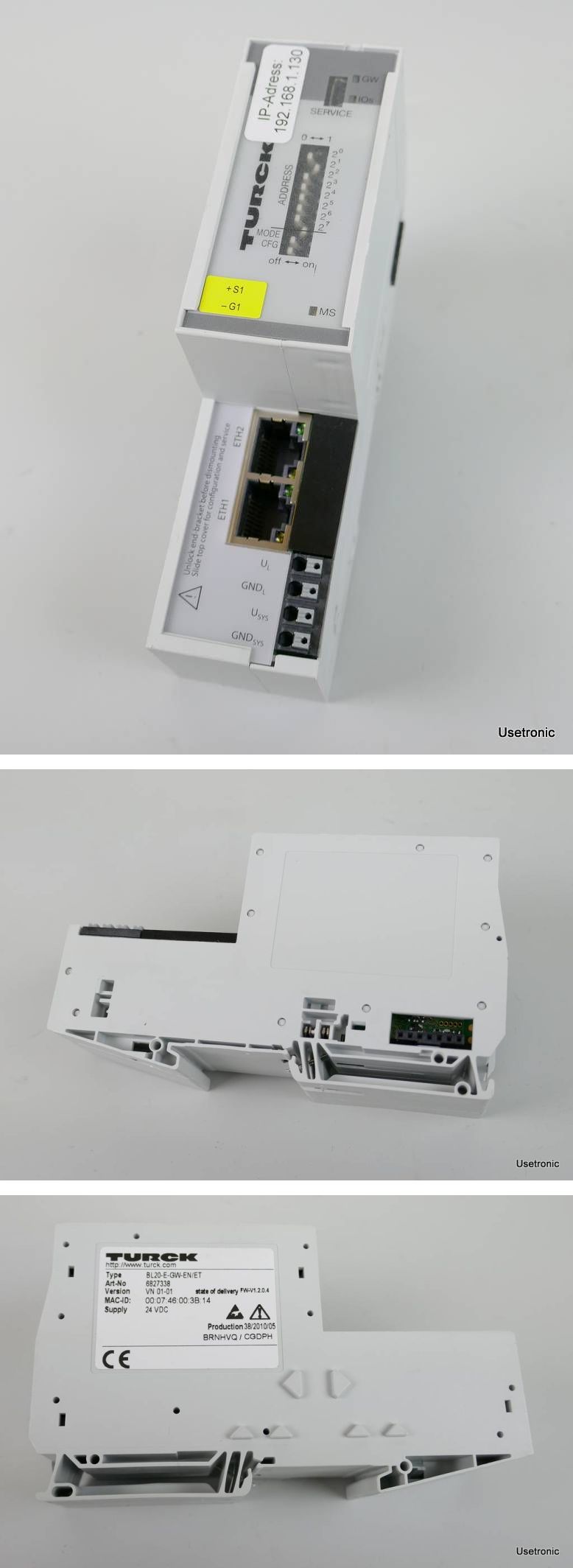.PP3727 Gateway Ethernet Turck BL20-E-GW-EN/ET_2