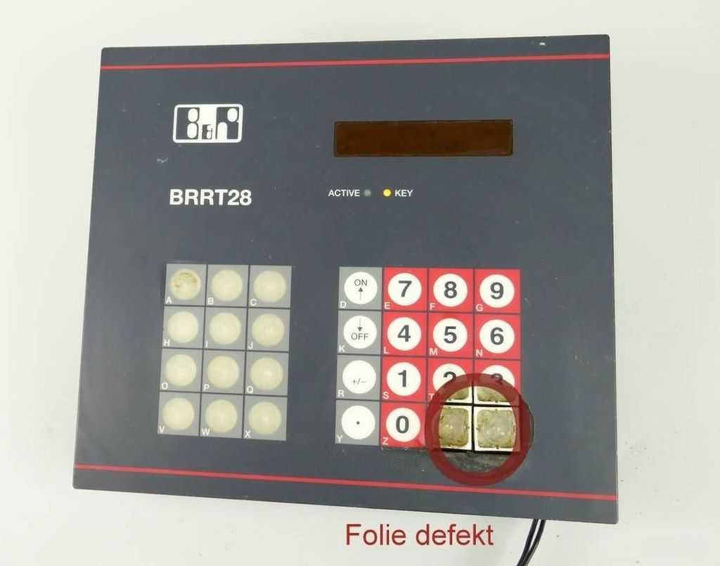 PP4081 Bedienpanel Bernecker Rainer B&R BRRT28 Folie defekt