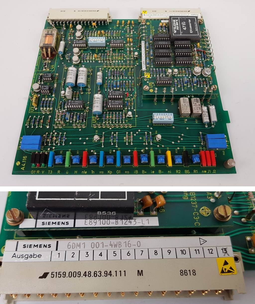 PP4139 Inverter board Siemens 6DM1001-4WB16-0 E13 E89100-B1243-L1