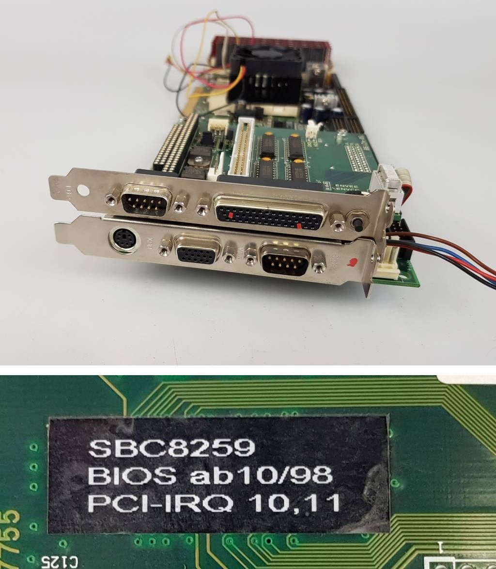 PP4263 SBC CPU Controller board P5/6X86 SBC8259 960550G5E 50-42198