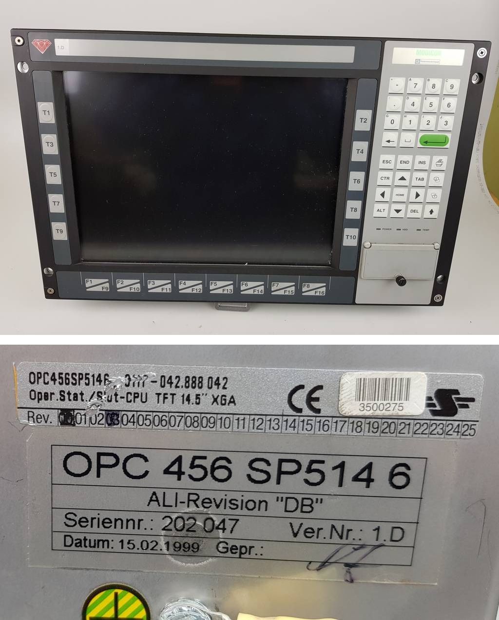 .PP4265 Panel PC Schneider Telemecanique Modicon OPC456SP5146