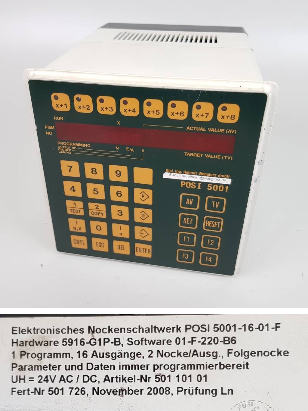 PP4352 Nockenschaltwerk Wenglorz POSI 5001-16-01-F