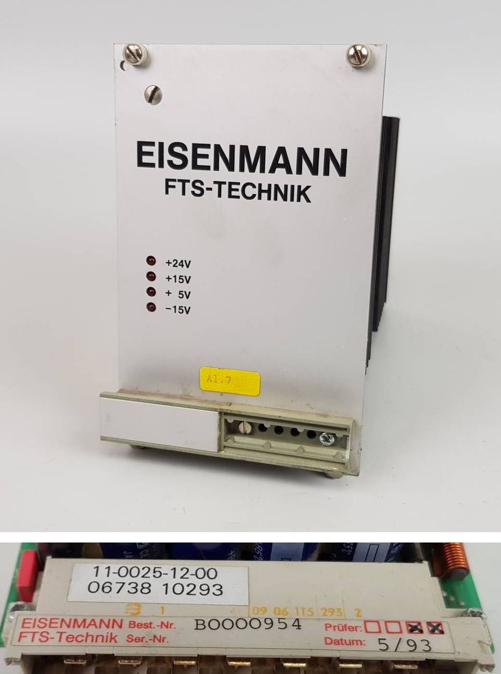 PP4388 Power Supply Eisenmann FTS Technik B0000954