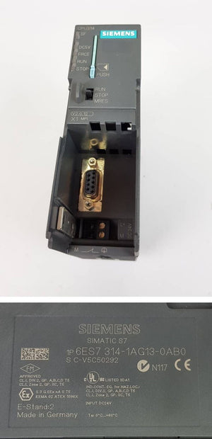 PP4438 CPU 314 Siemens 6ES7314-1AG13-0AB0 6ES7 314-1AG13-0AB0 E2