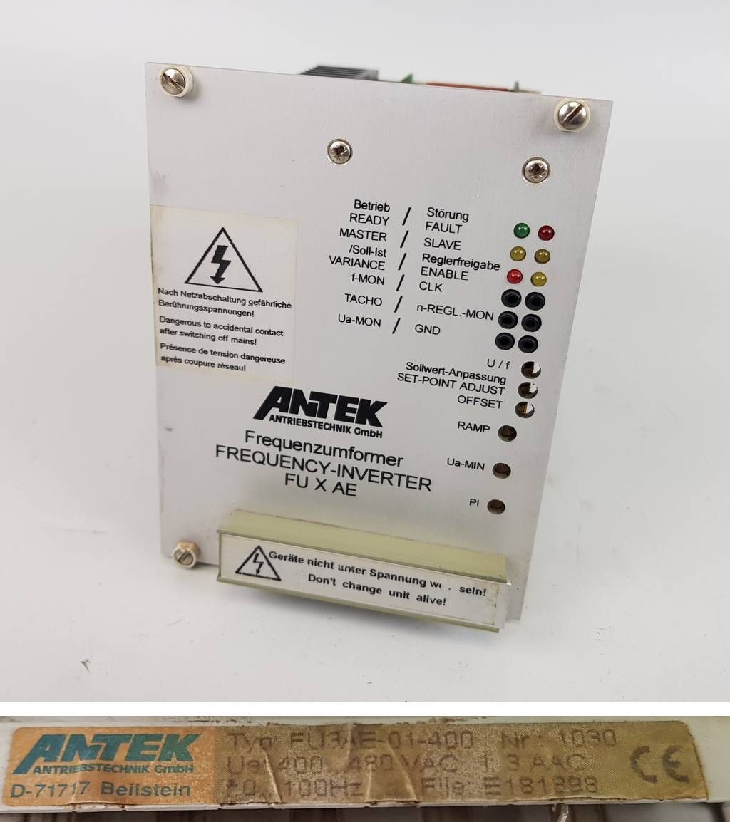 .PP4622 Frequenzumformer Antek FU X AE FU3AE-01-400 0-100Hz