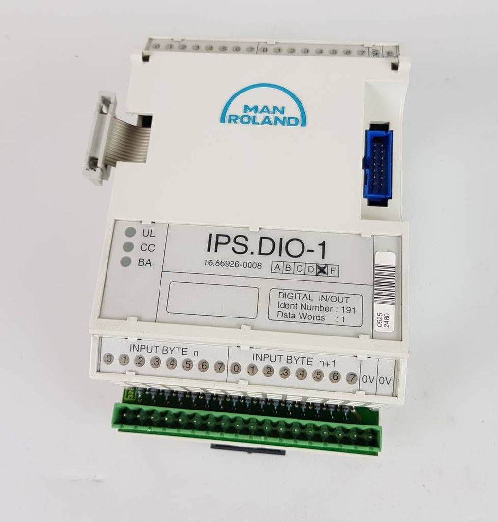 PP4664 Digital in out  MAN Roland IPS.DIO-1 di0 1 16.86926-0008 Vers E