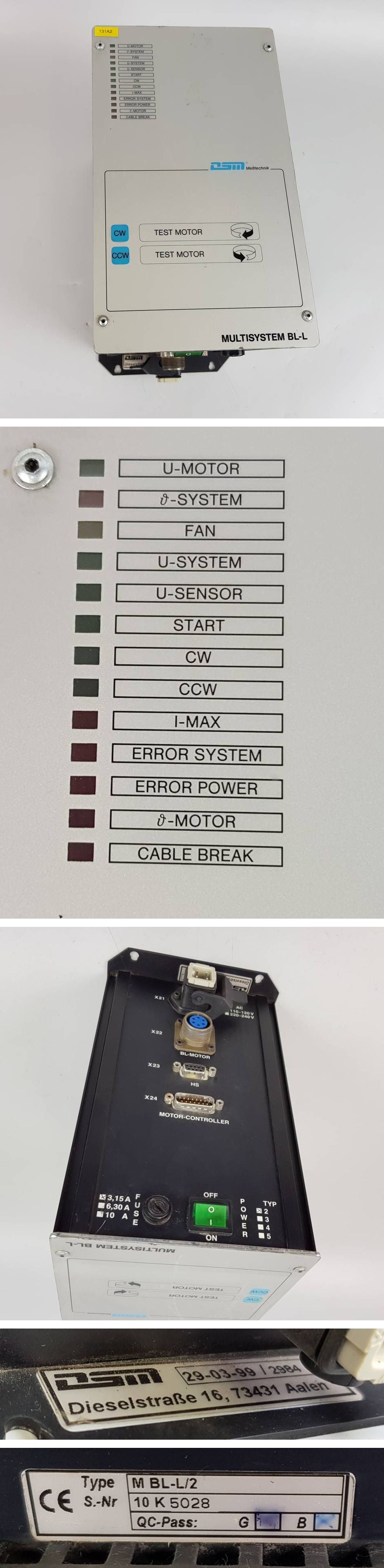 PP4857 Servoregler DSM Messtechnik M BL-L/2_2