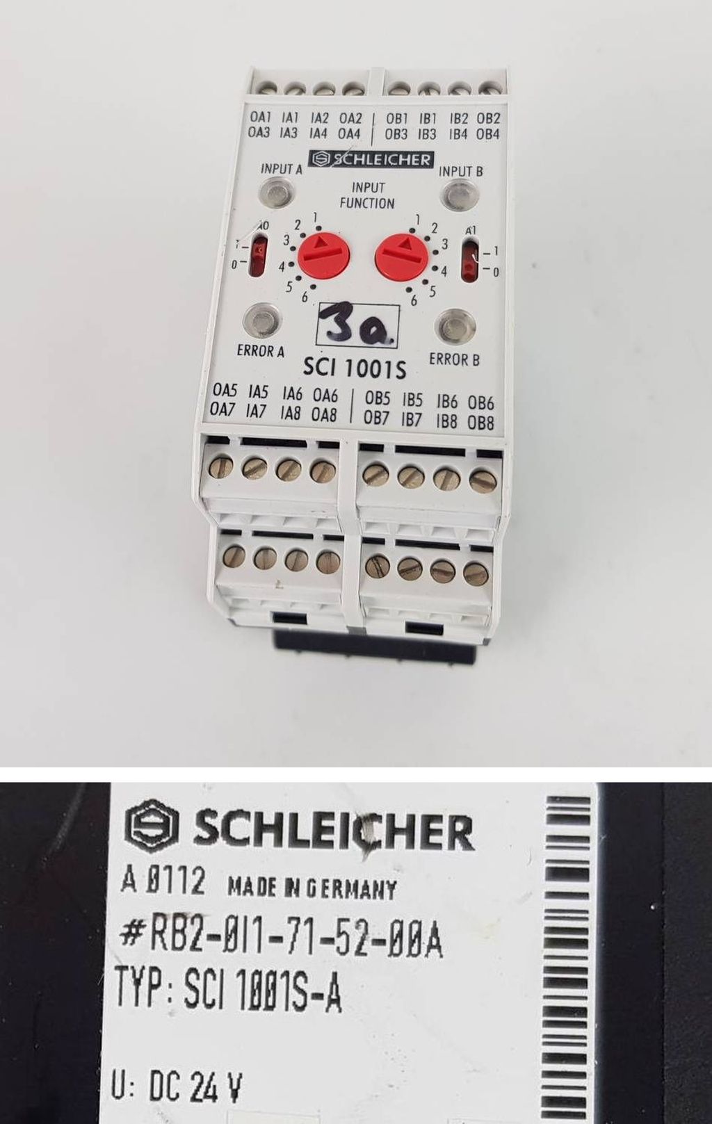 PP4891 Eingangsmodul Safety Center Schleicher SCI 1001S-A