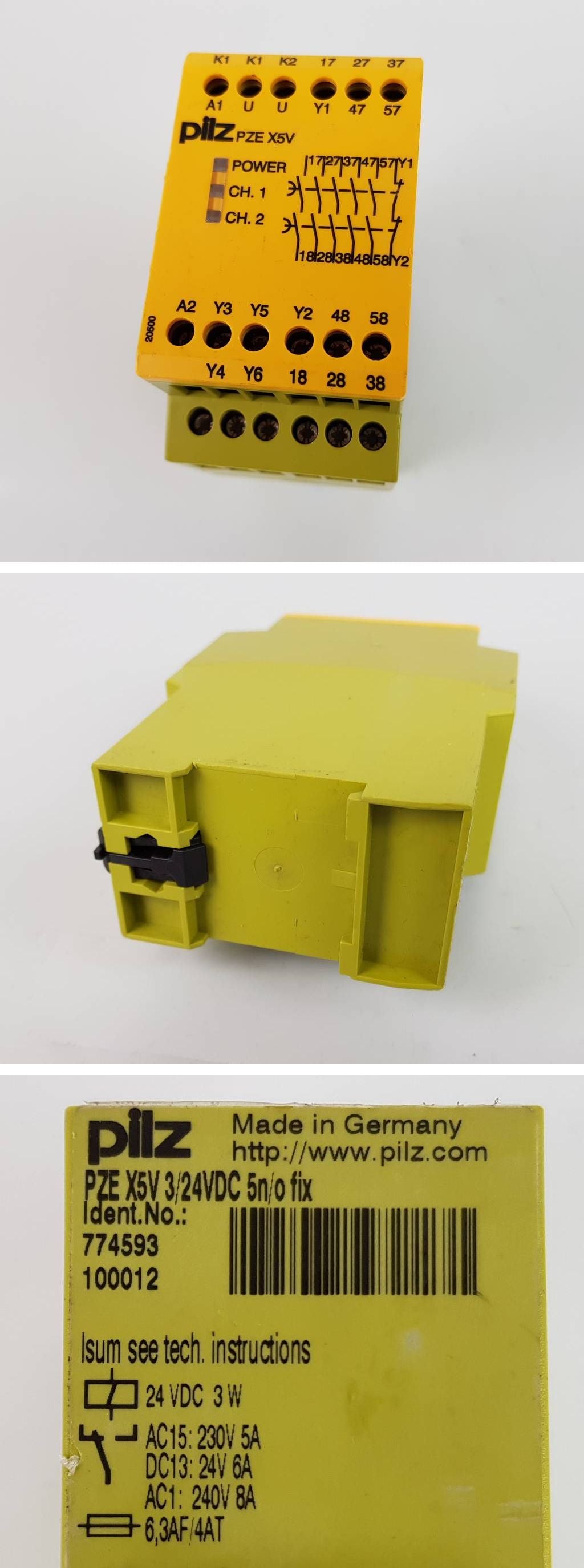 PP4968 Sicherheitsrelais Pilz PZE X5V 774593 24V DC_2