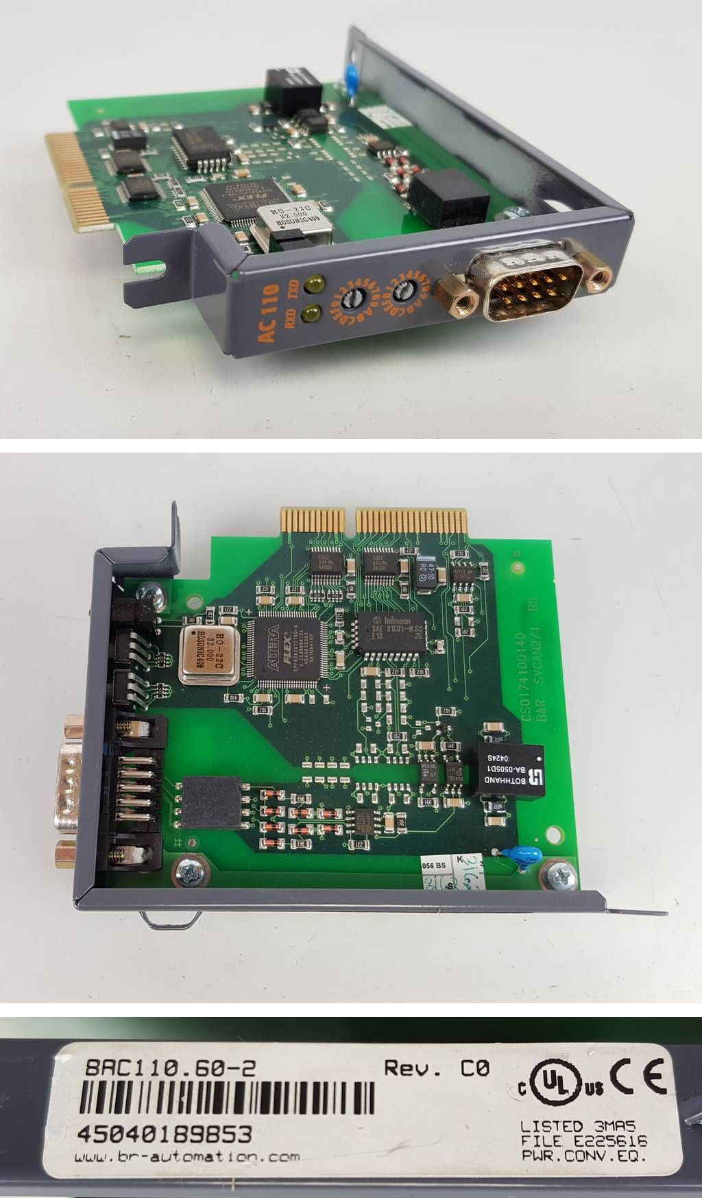 .PP5152 CAN Interface Bernecker Rainer B&R AC110 8AC110.60-2 Re C0_2