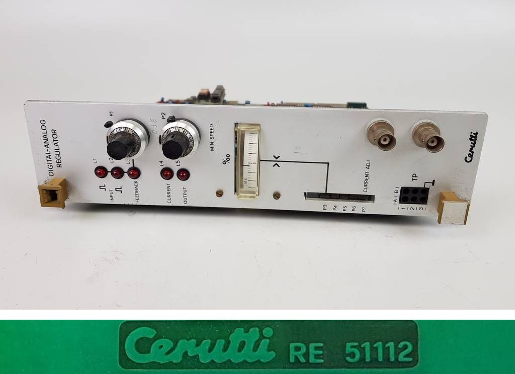 PP5161 Digital Analog Regulator Cerutti RE 51112 RE35320