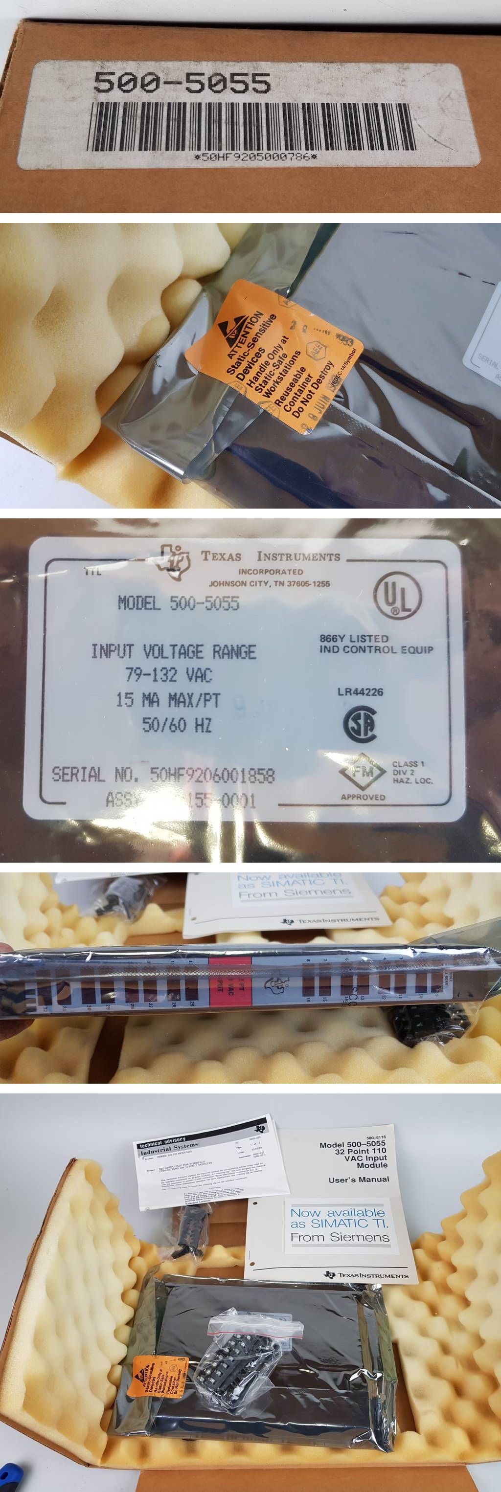 PP5268 Eingangsmodul Siemens Texas Instruments 500-5055 ovp_2