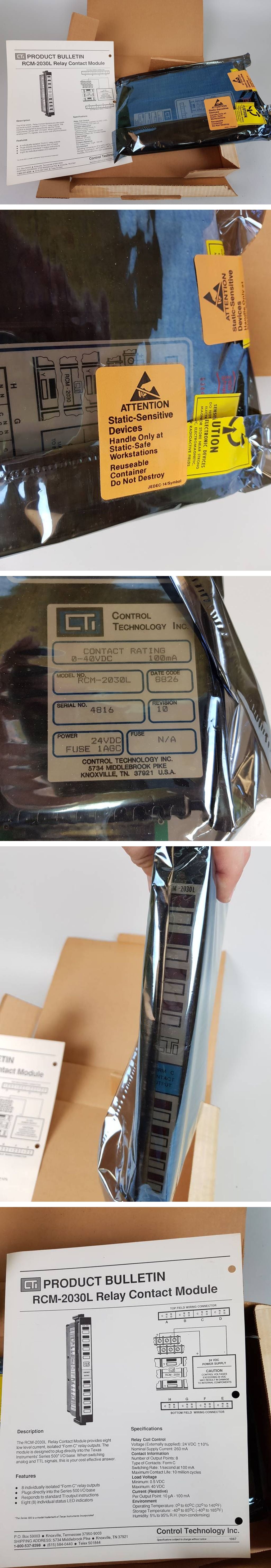 PP5302 Relay Contact Module Control Technology RCM 2030L  ovp_2