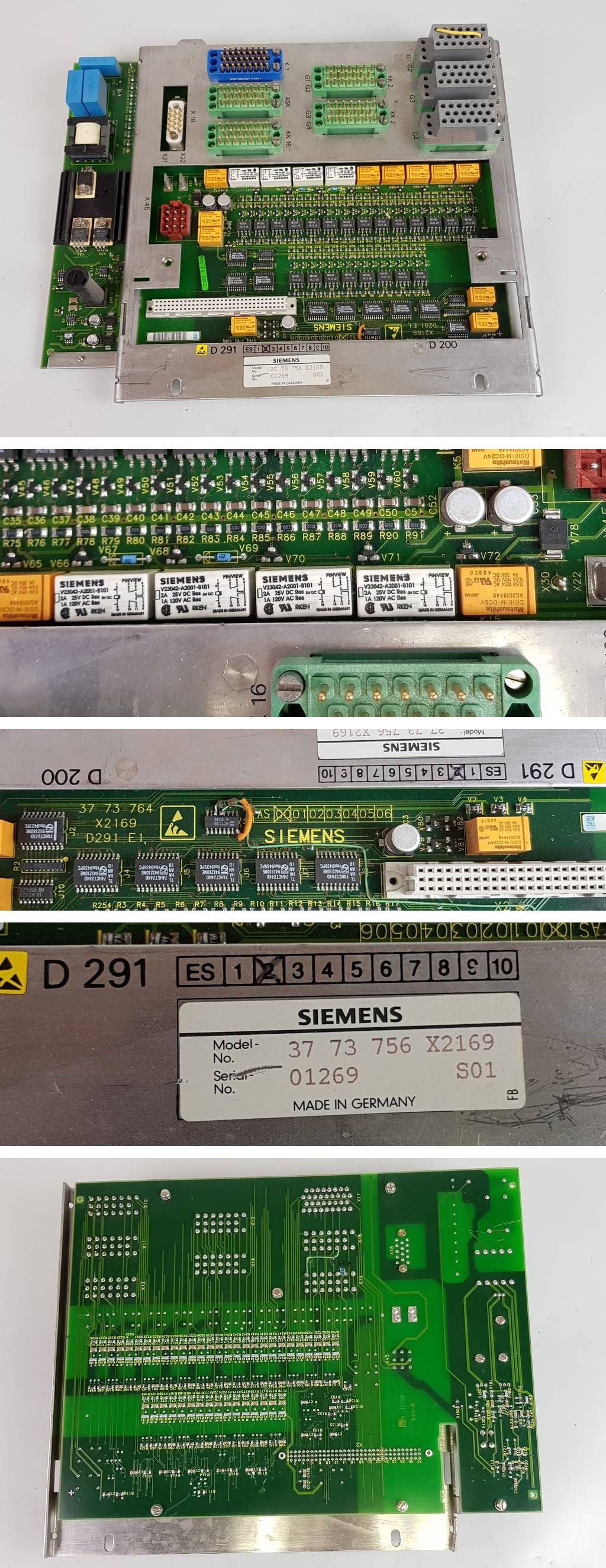 PP5410 Siemens 3773756 3773764 X2169 D291 D200_2