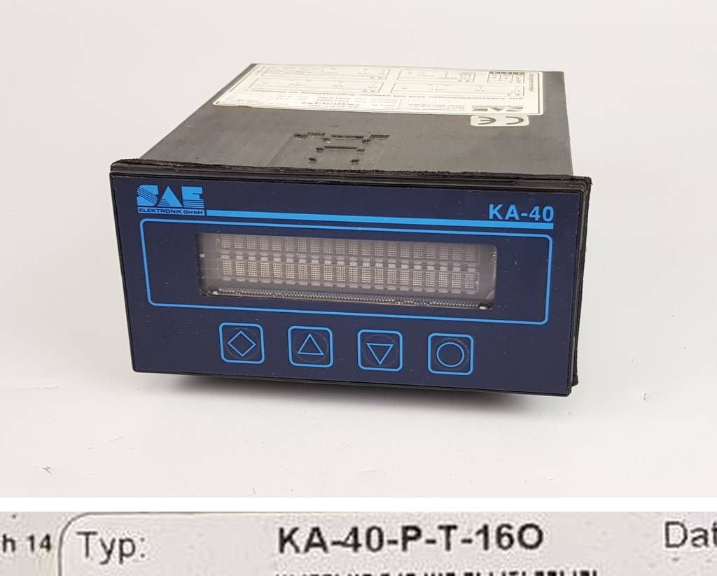 PP5536 Bedienpanel SAE KA 40 KA-40-P-T-16O