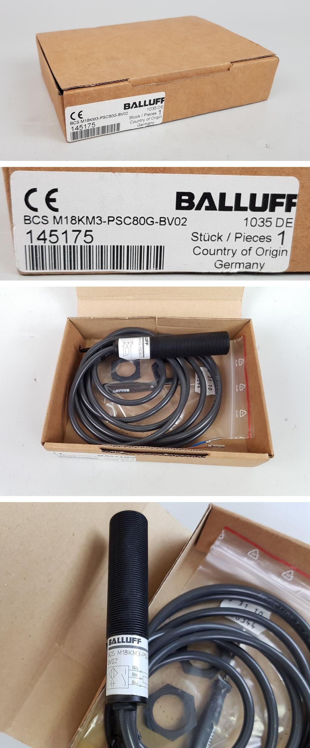 PP6097 Kapazitiver Sensor Balluff BCS M18KM3-PSC80G-BV02_2