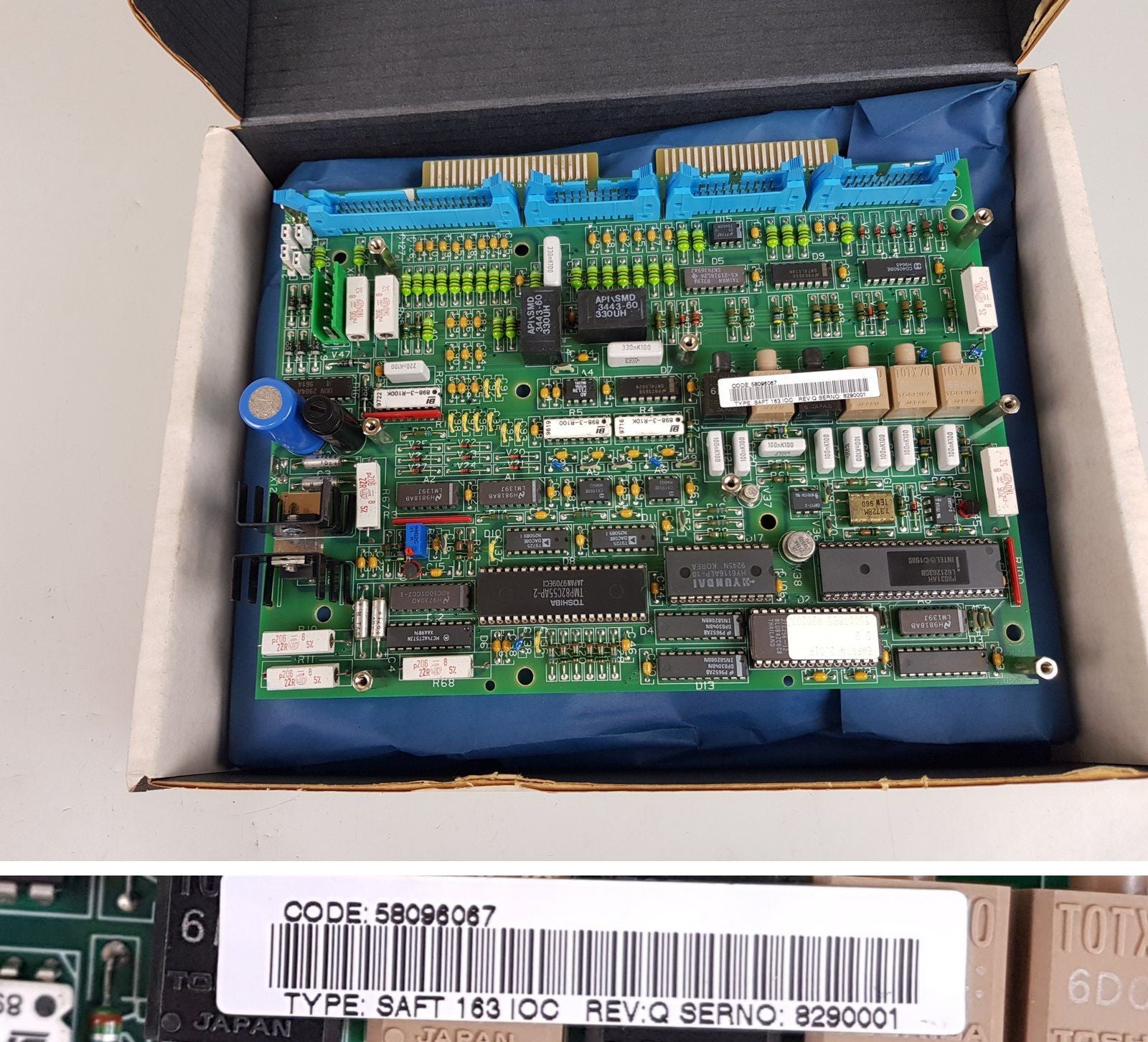 PP6150 I/O Connect board ABB Saft 163 IOC 58096067