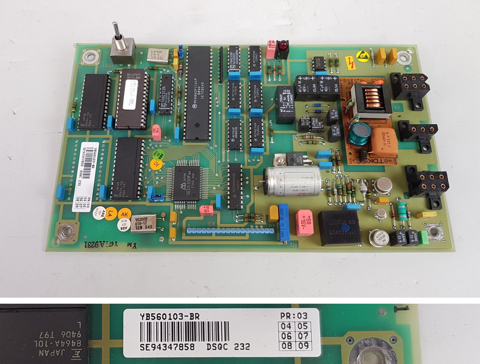 .PP6436 Display controller ABB DSQC 232 YB60103-BR Vers 03