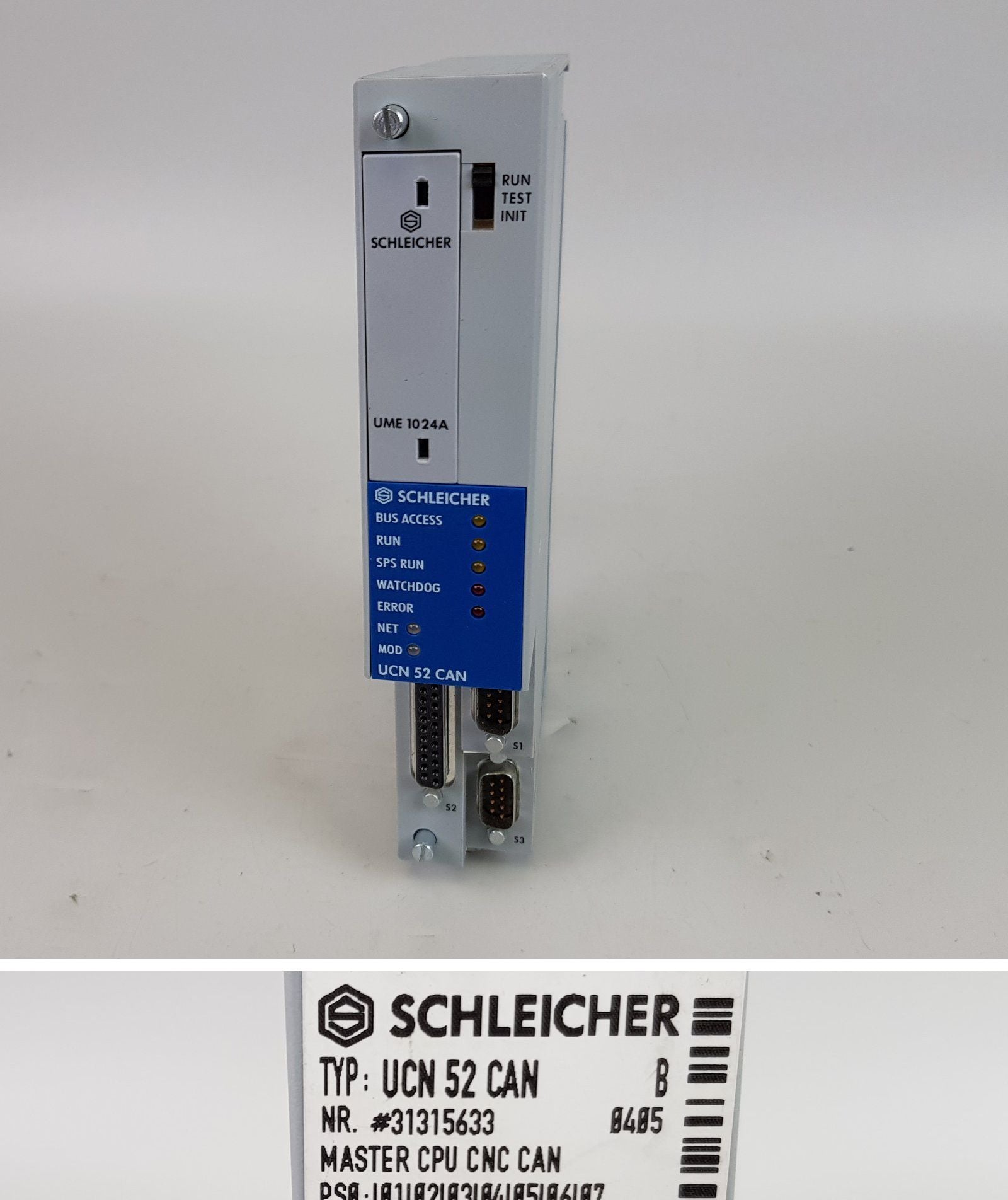 PP6518 Master CPU Schleicher UCN 52 CAN Version B 31315633