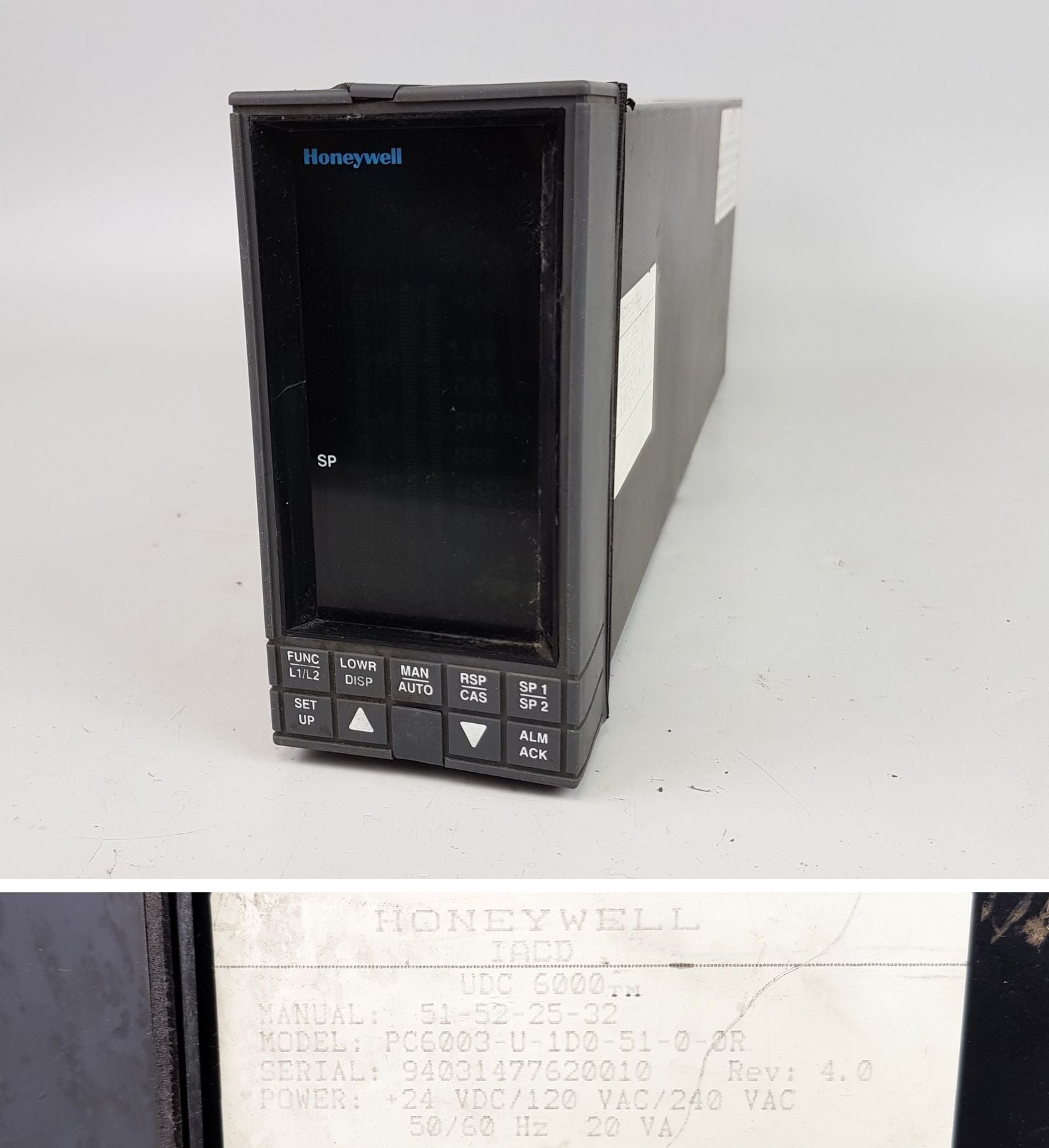 PP6578 Temperaturregler Honeywell IACD UDC 6000 PC6003-U-1D0-51-0-0R