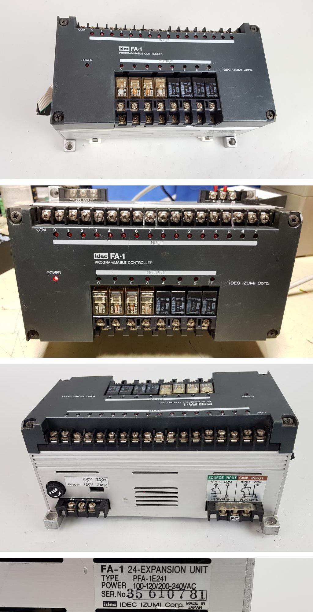 PP6600 Idec Programmable Controller FA-1 PFA-1E241_2