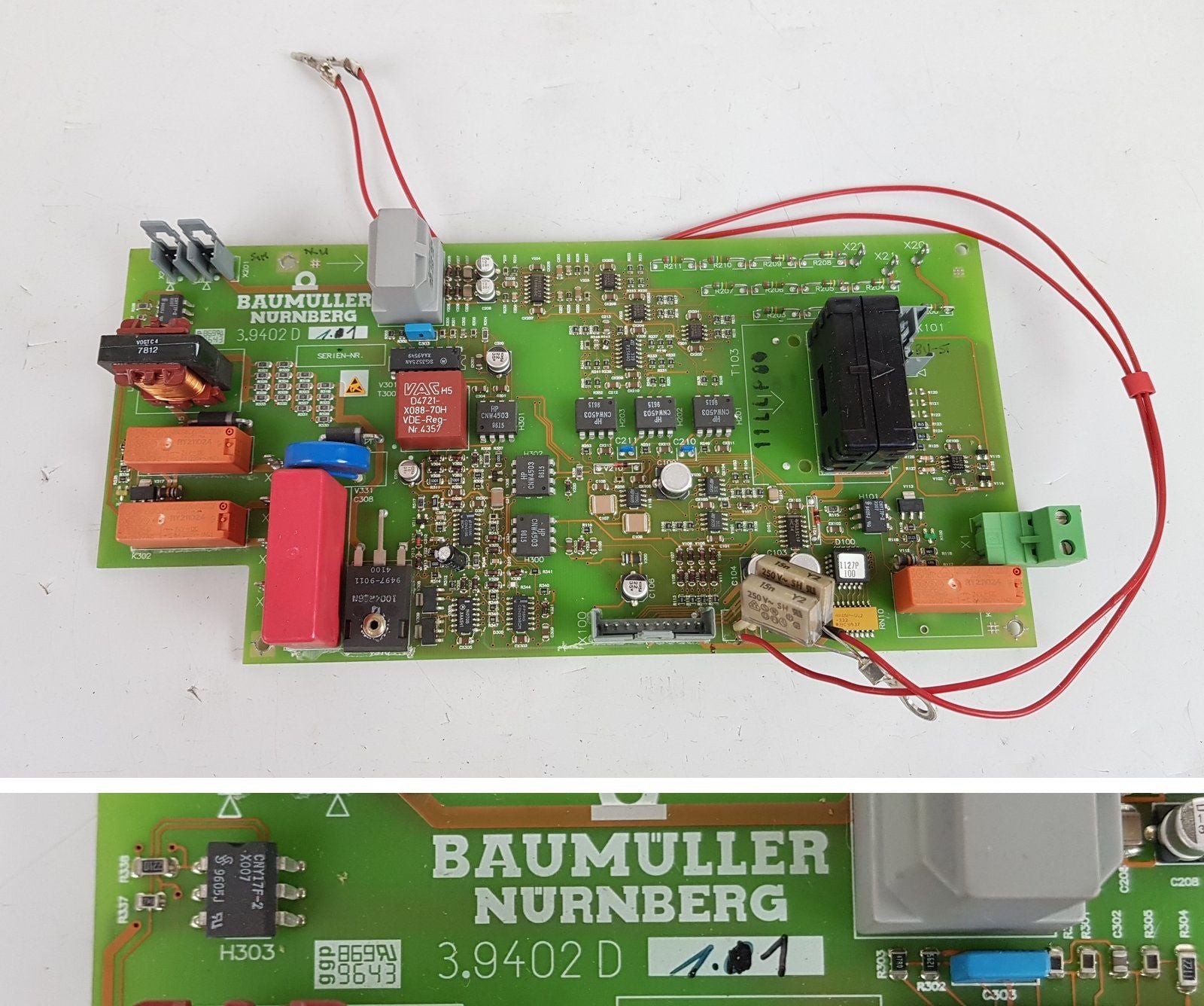 PP6661 Inverter board Baumüller 3.9402D Version 1.1 aus BUS BKH BUM 62