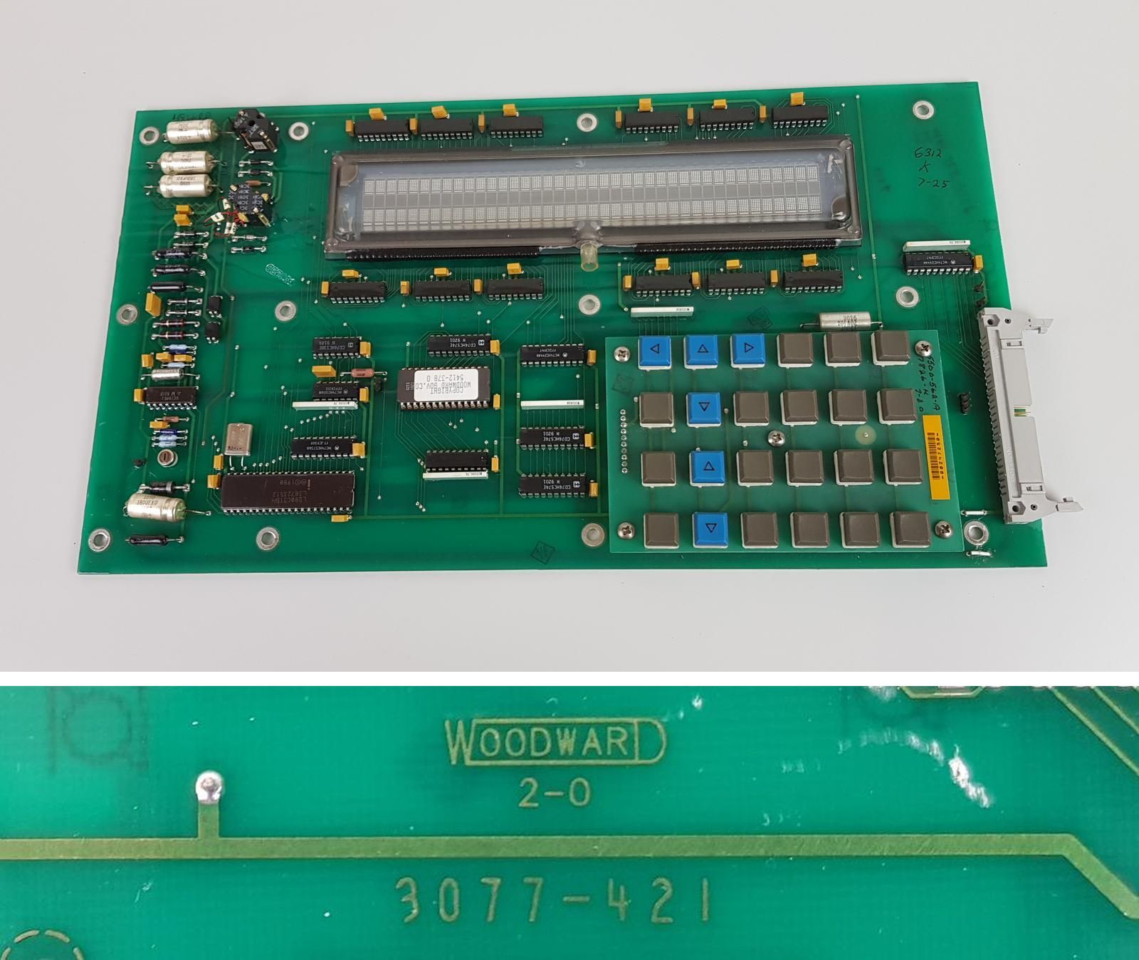 PP6825 Display Card Woodward 3077-421