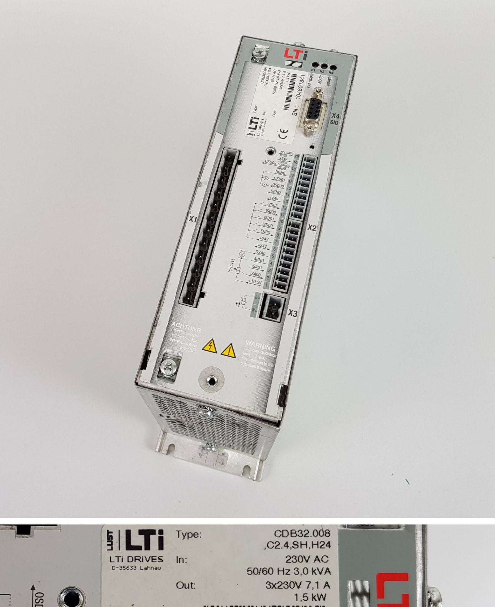 PP6858 Frequenzumrichter Lust CDB32.008 C2.4 SH H24 1,5KW