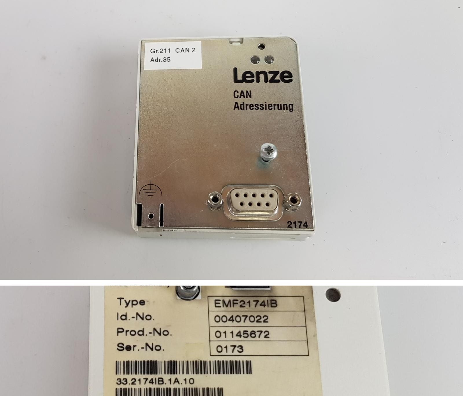 PP7124 Can Modul Lenze 2174 EMF2174IB 33.2174IB-1A.10