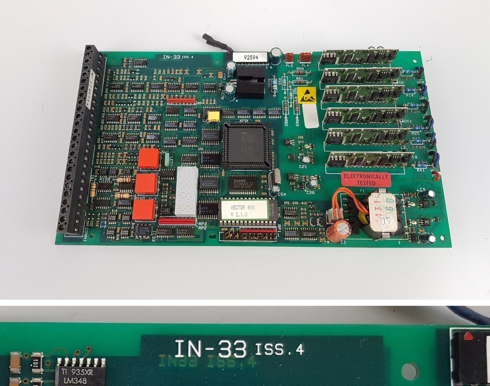 PP7299 Inverter board Control Techniques Flux Vector 400 IN-33 ISS.4