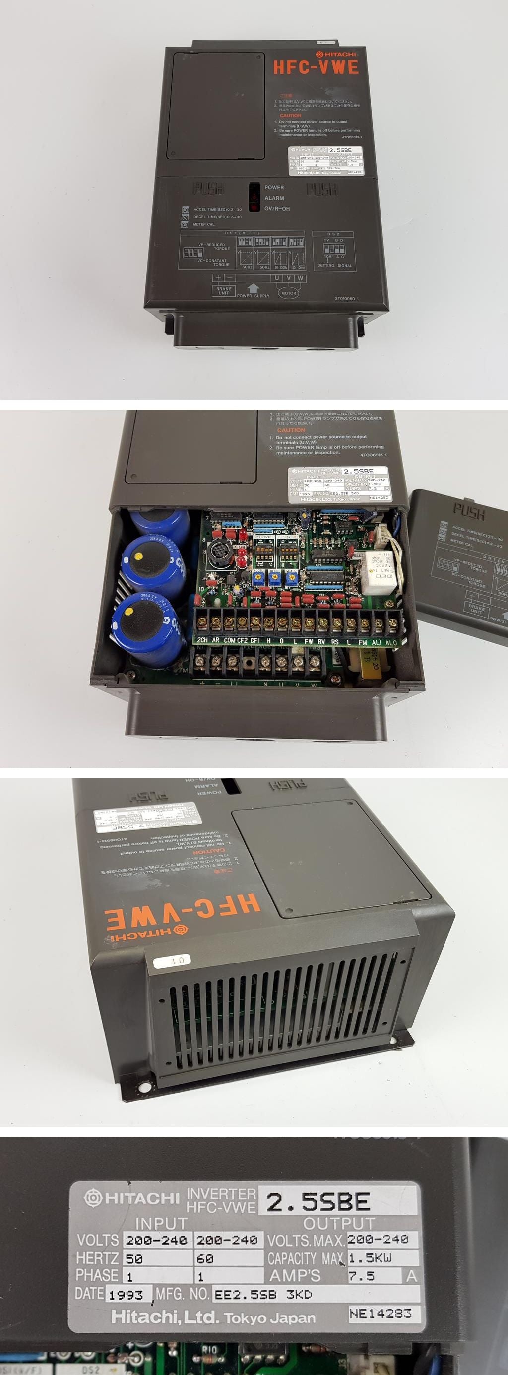 PP7529 Frequenzumrichter Hitachi HFC-VWE2.5SBE 1,5KW_2