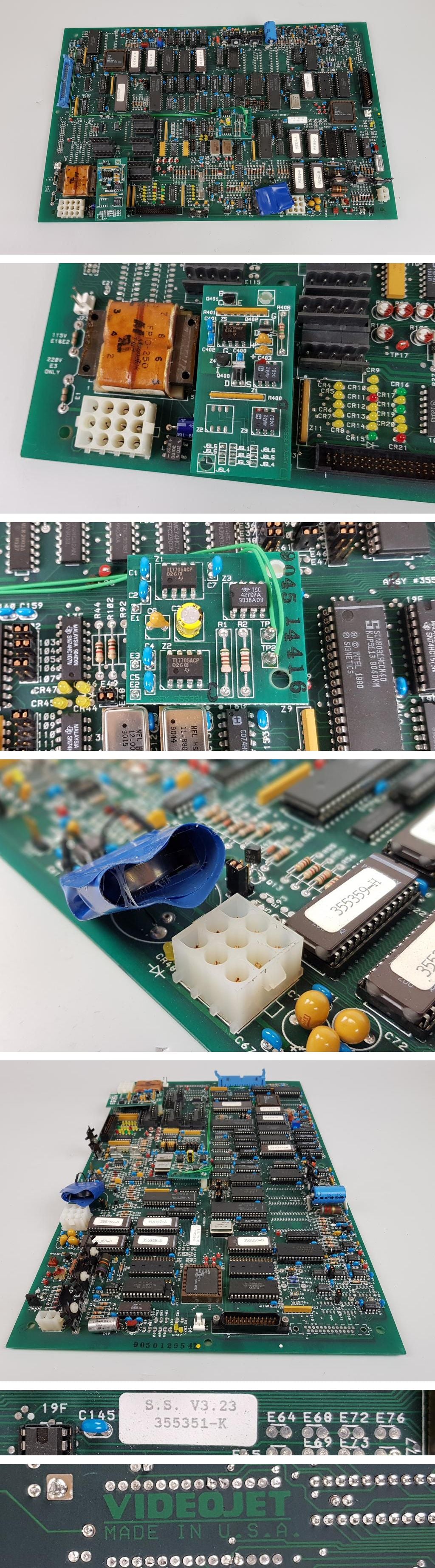 PP7586 Leiterplatte Tintenstrahldrucker Videojet 355351-K V3.23_2