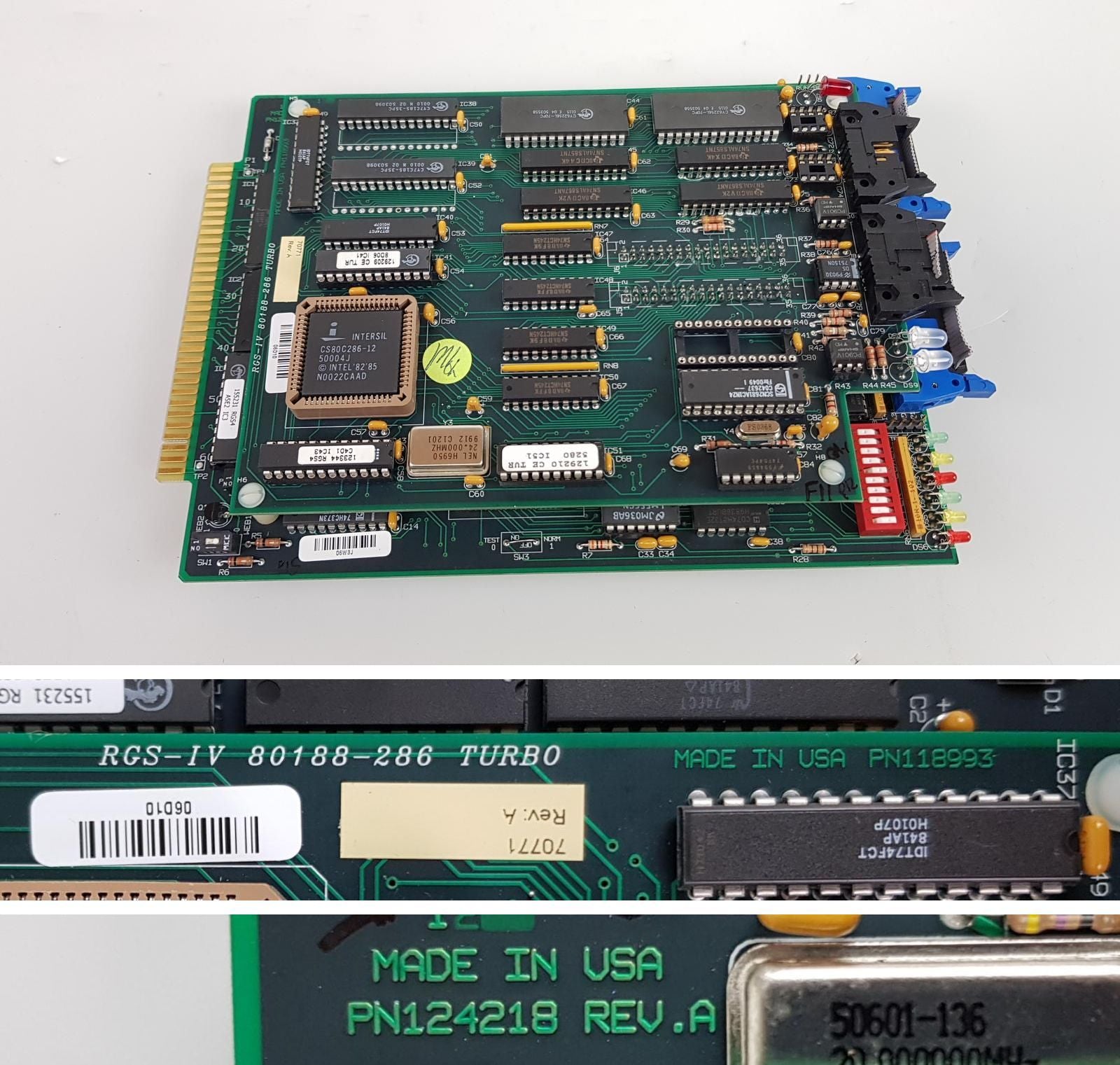 PP7650 RGS-IV Turbo Board Quadtech 80188-286 70771