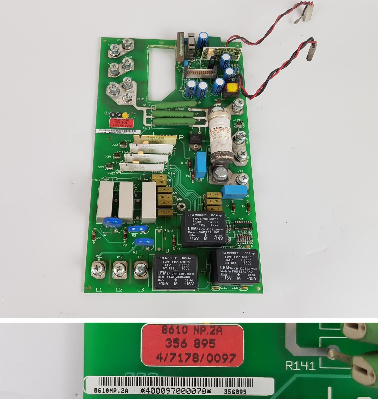 PP7661 Inverter board Lenze 8610NP.2A aus Frequenzumrichter 8610