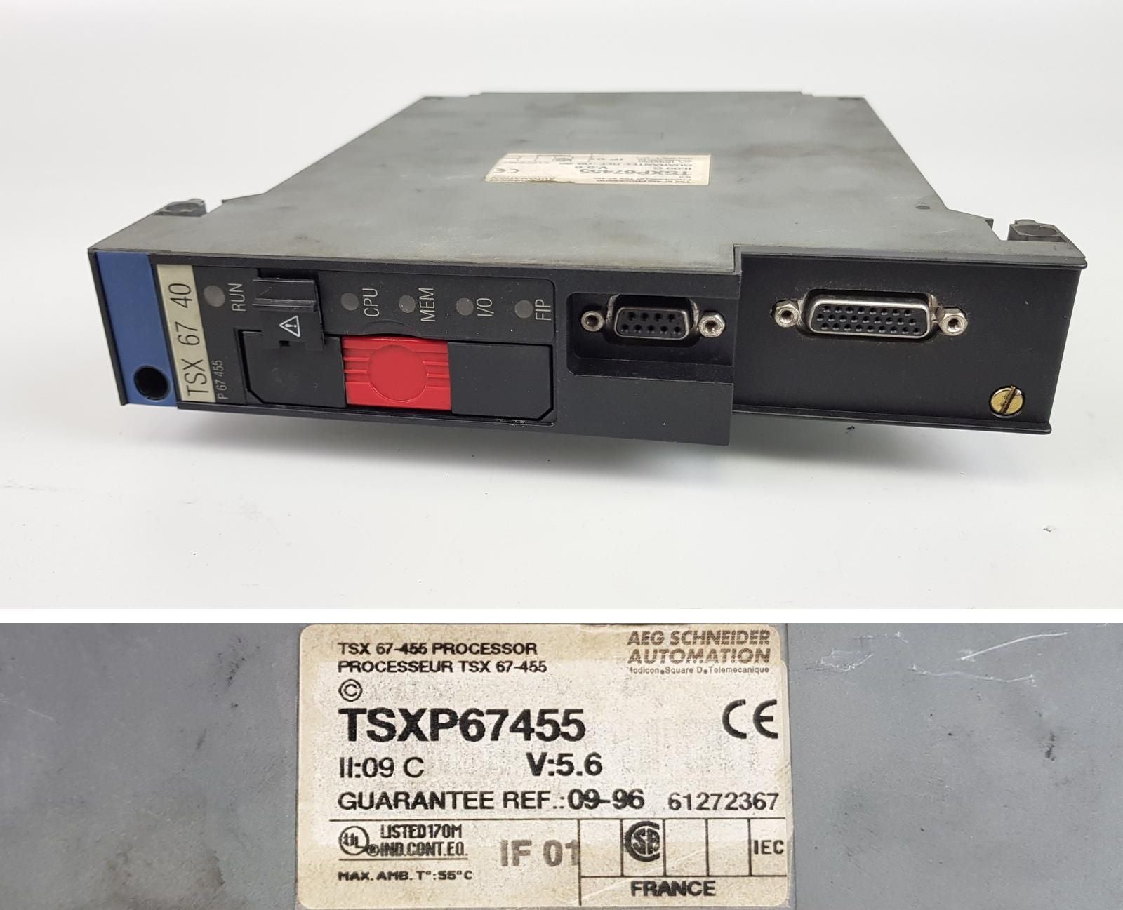 PP7669 CPU Telemecanique TSXP67455 TSX 67-455 TSX 67 40 V5.6