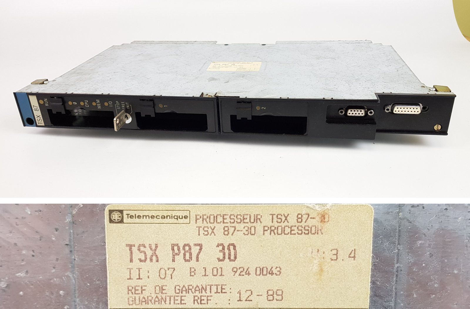 PP7707 CPU Telemecanique TSXP8730 TSX 87 V3.4