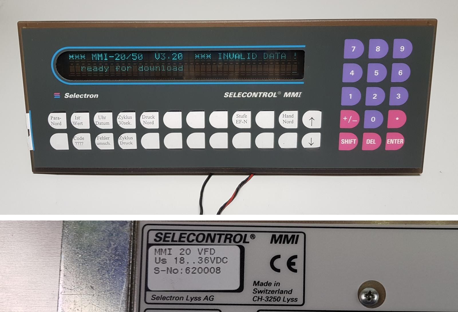 PP7785 Selecontrol Selectron MMI 20 VFD