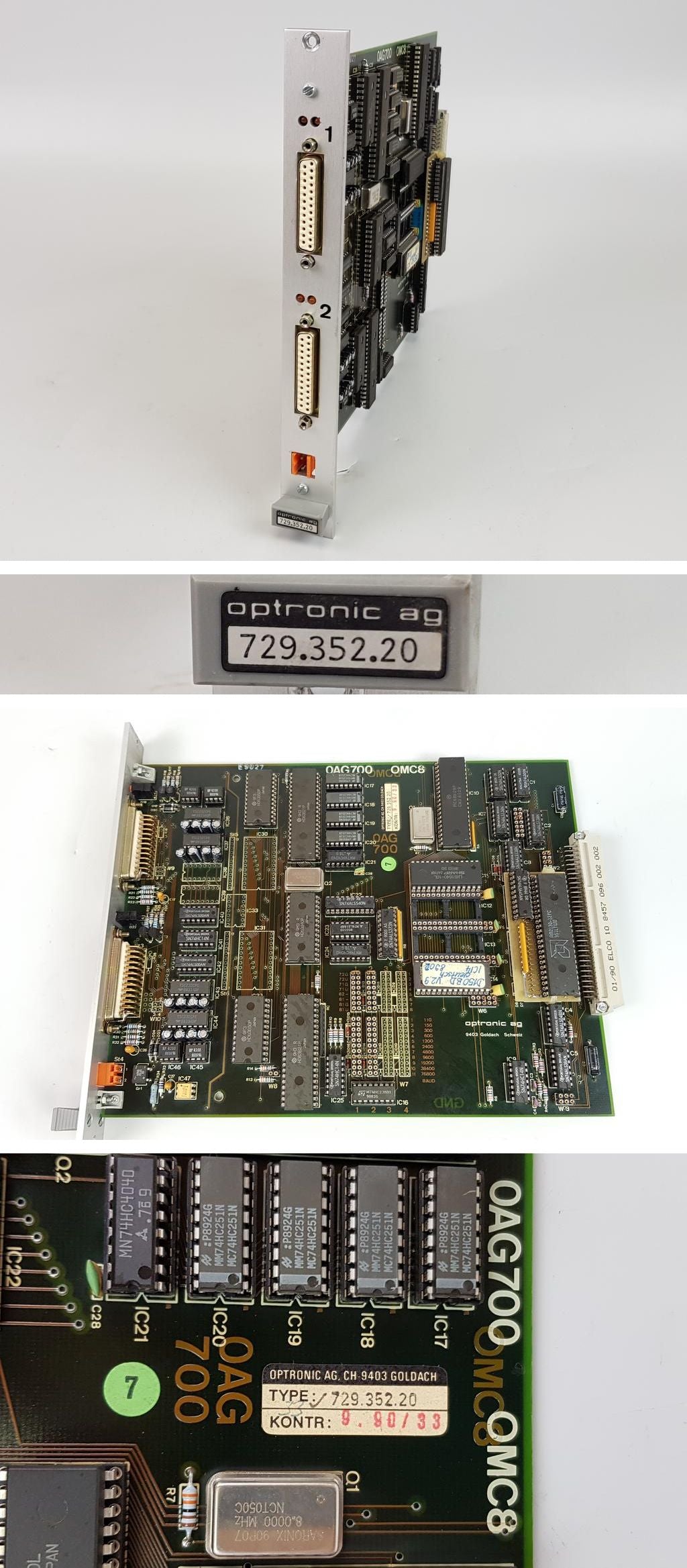 PP8013 Datenübertragungsrechner Optronic 729.352.20 OAG700 OMC8_2