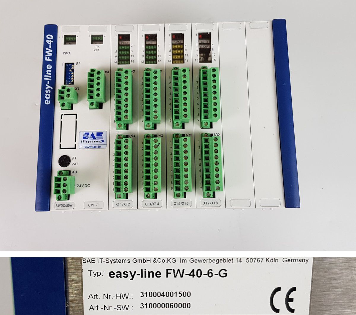 PP8074 easy-line SAE FW-40-6-G CPU-1