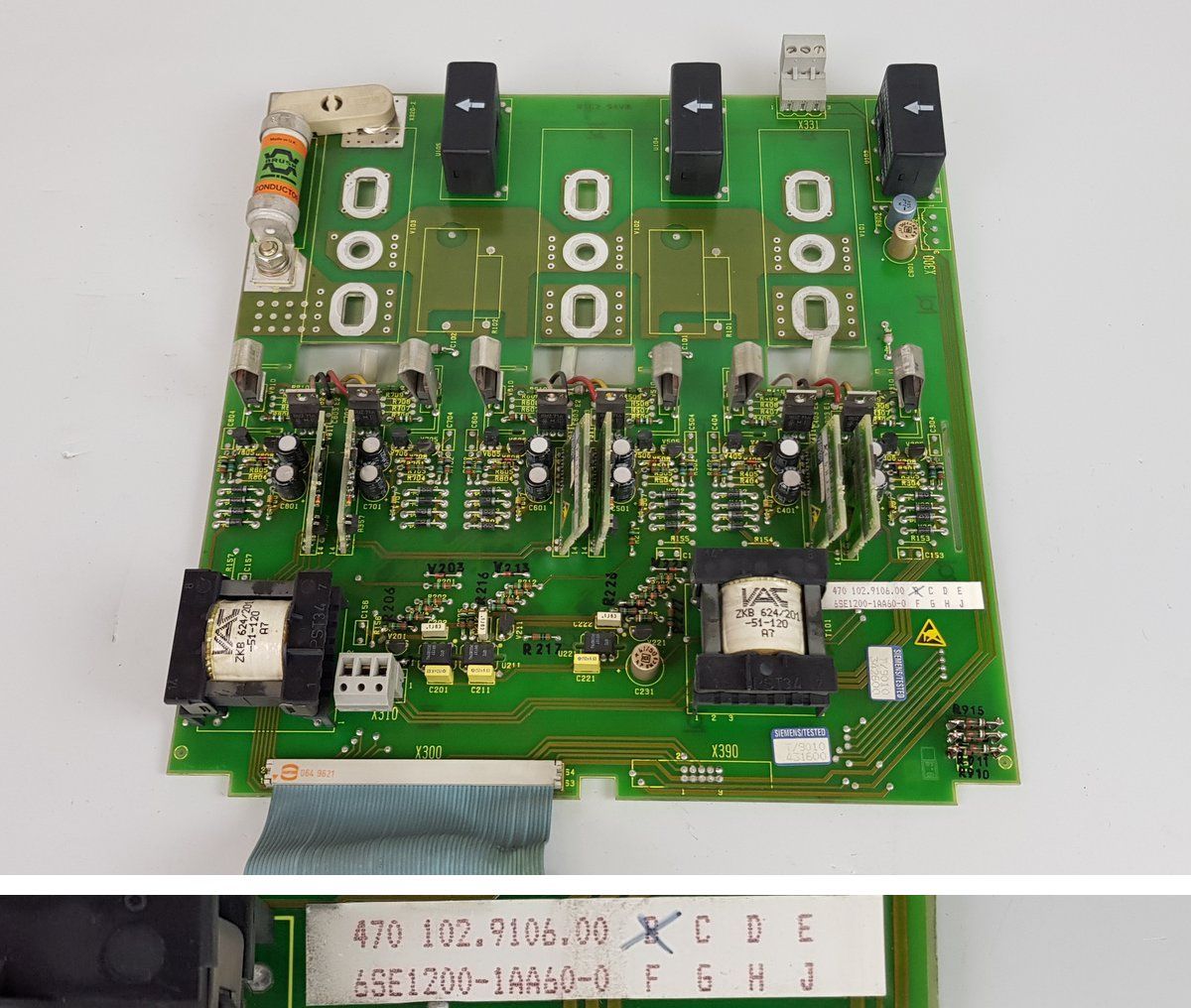 PP8281 Inverter board Siemens 6SE1200-1AA60-0 470 102.9106.00 Vers B