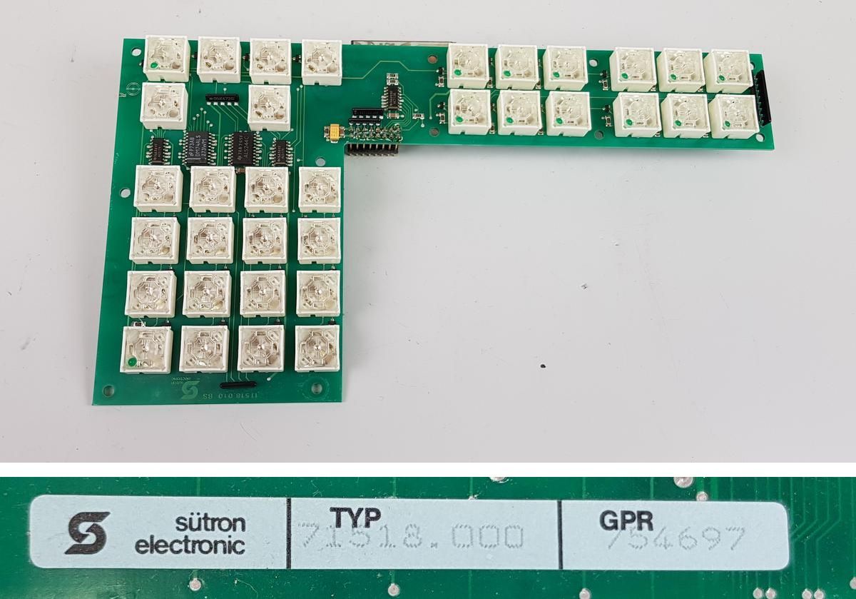 PP8341 Keyboard Sütron Electronic 11518-010 71518.000